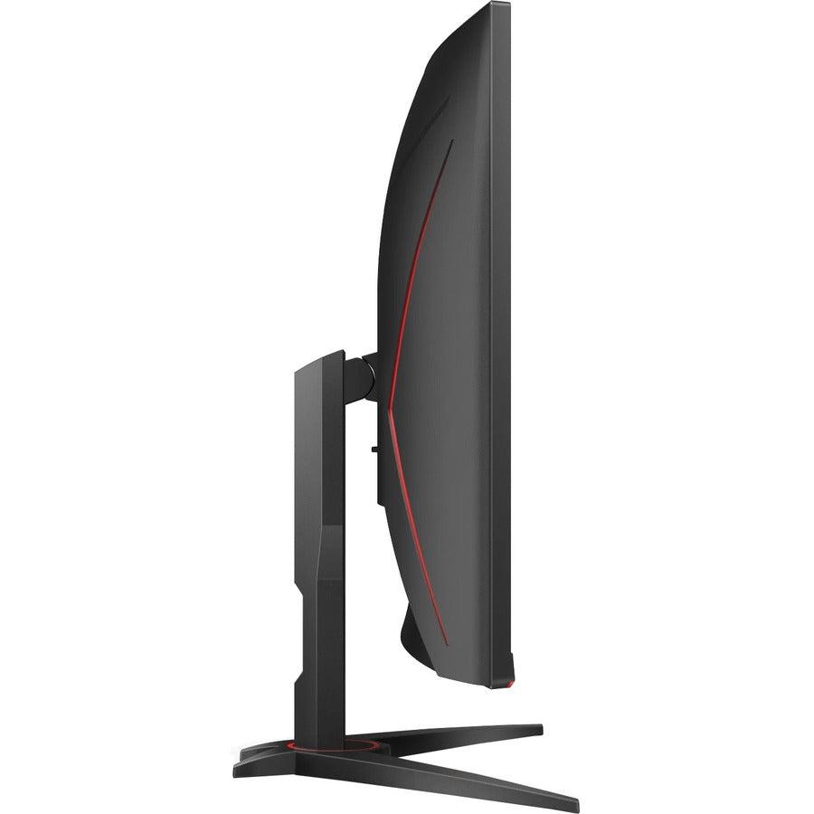 Aoc C32G2E Computer Monitor 81.3 Cm (32") 1920 X 1080 Pixels Full Hd Black, Red