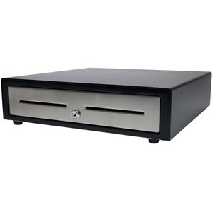 Apg Standard- Duty 16&Acirc;&Euro; Electronic Point Of Sale Cash Drawer | Vasario Series Vbs320-1-Bl1616 | With Cd-101A Cable | Printer Compatible | Plastic Till With 5 Bill/ 5 Coin Compartments | Black