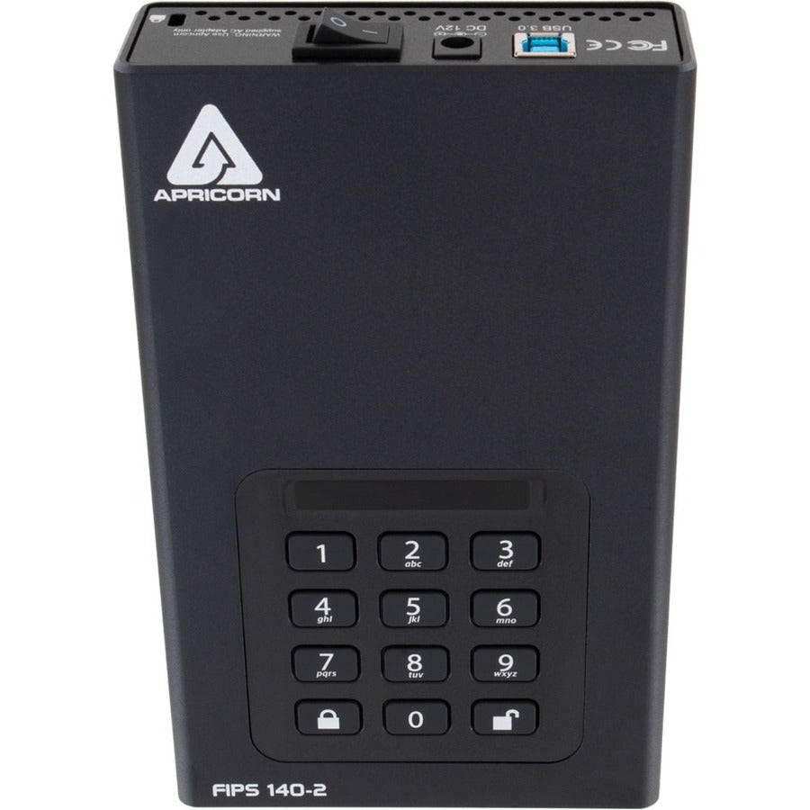 Apricorn Aegis Padlock Dt Fips Adt-3Pl256F-20Tb 20 Tb Desktop Hard Drive - External