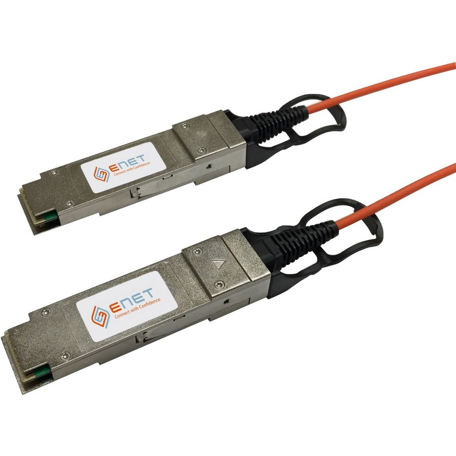 Arista Compatible AOC-Q-Q-40G-15M Functionally Identical 40G QSFP+ to QSFP+ Active Optical Cable (AOC) Assembly 15 Meter AOC-Q-Q-40G-15M-ENC