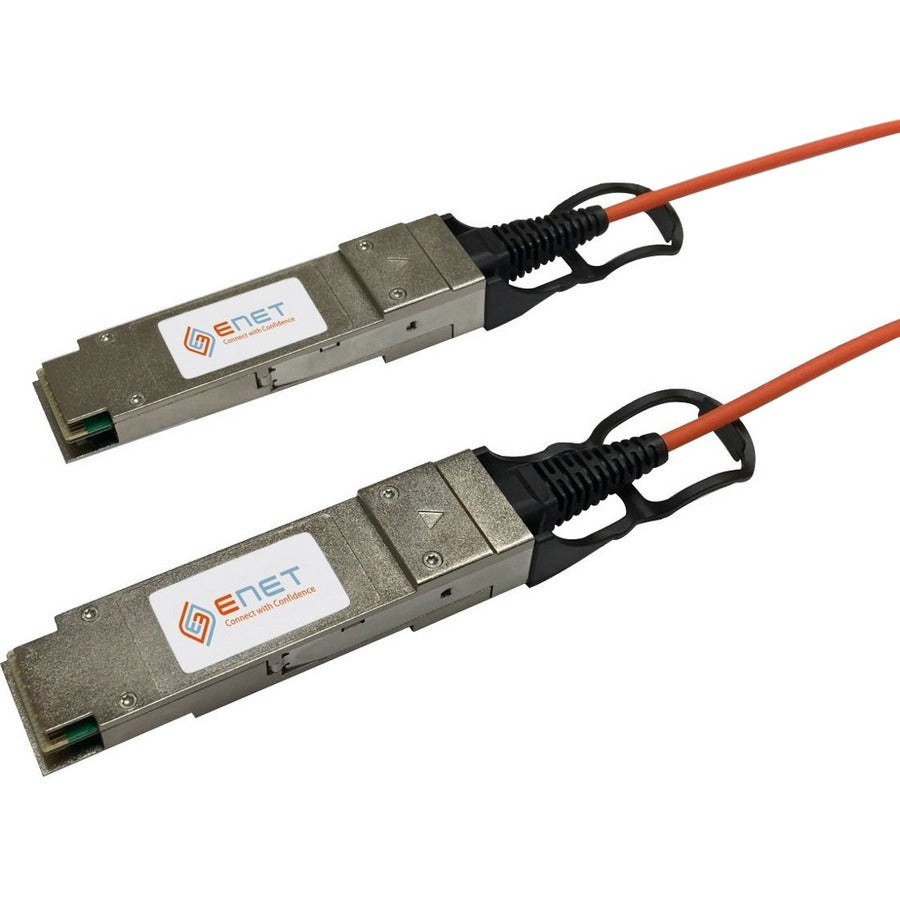 Arista Compatible AOC-Q-Q-40G-5M Functionally Identical 40G QSFP+ to QSFP+ Active Optical Cable (AOC) Assembly 5 Meter AOC-Q-Q-40G-5M-ENC