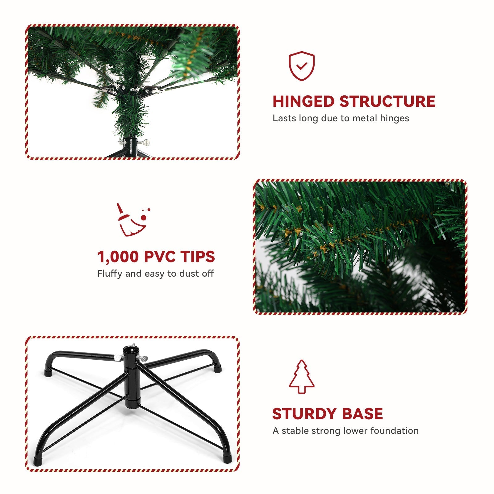 Artificial Christmas Pine Tree H-CT002