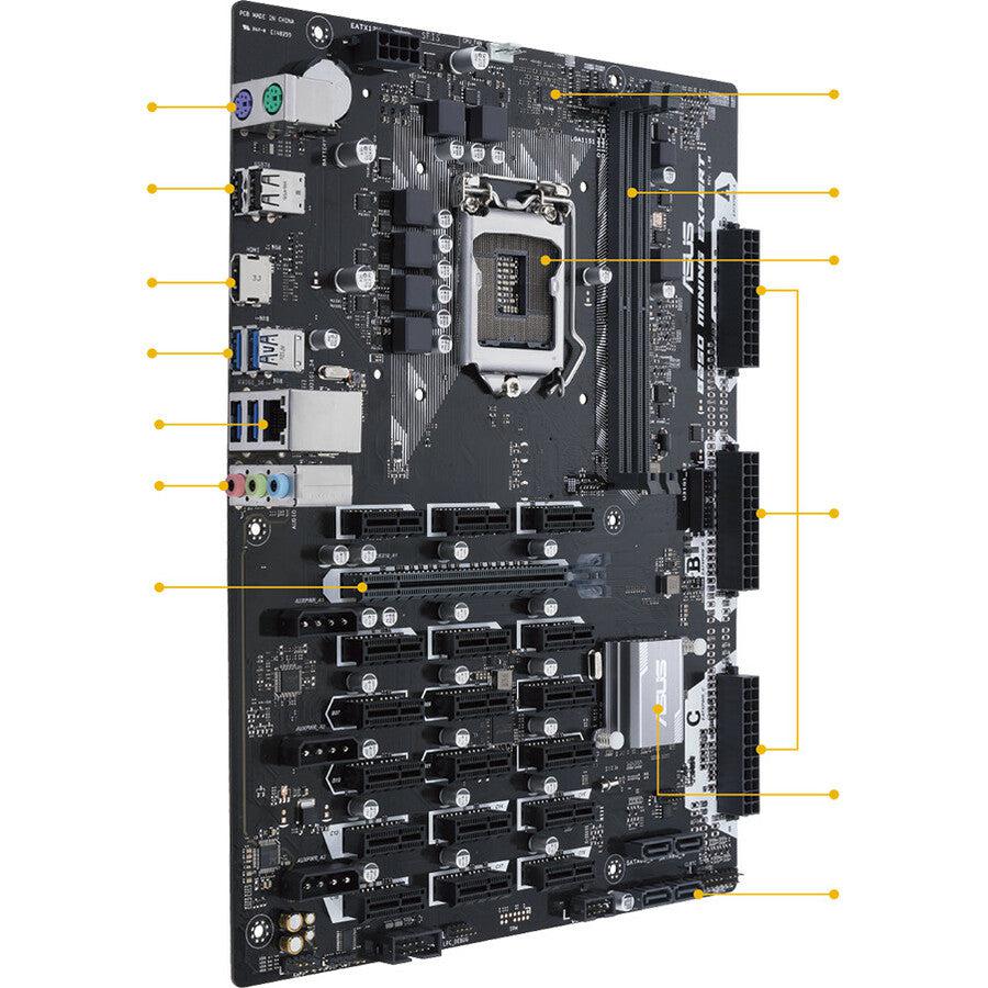 Asus B250 Mining Expert Lga 1151 Intel B250 Hdmi Sata 6Gb/S Usb 3.1 Atx Intel Cryptocurrency Mining Motherboard