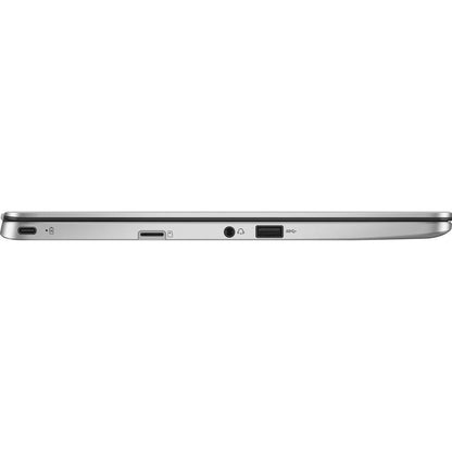 Asus Chromebook C423Na-Dh02 14 Inch Intel Celeron N3350 1.1Ghz/ 4Gb Lpddr4/ 32Gb Emmc/ Usb3.1/ Chrome Notebook (Silver)