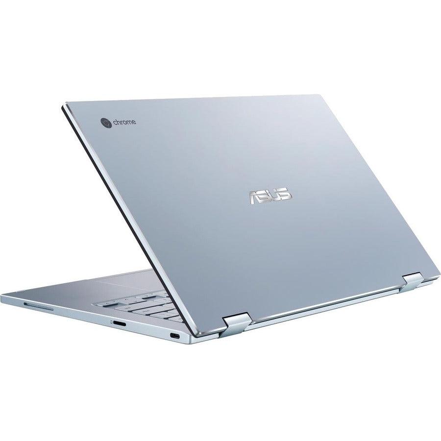 Asus Chromebook Flip C433Ta-Ys388T 14.0 Inch Intel Core M3-8100Y 1.1Ghz/ 8Gb Lpddr3/ 128Gb Emmc/ Usb3.2/ Chrome Os Notebook (Silver)