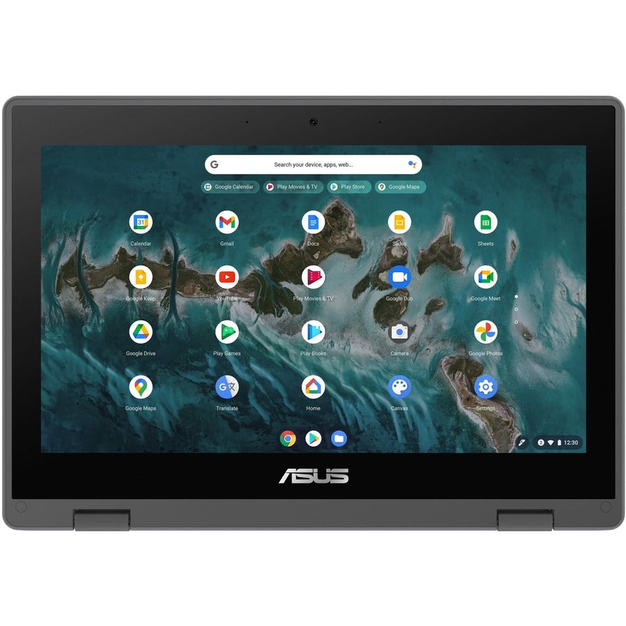 Asus Chromebook Flip Cr1 Cr1100Fka-Yz142T-S 11.6" Touchscreen Convertible Chromebook - Hd - 1366 X 768 - Intel Celeron N5100 Quad-Core (4 Core) 1.10 Ghz - 4 Gb Total Ram - 32 Gb Flash Memory - Dark Gray