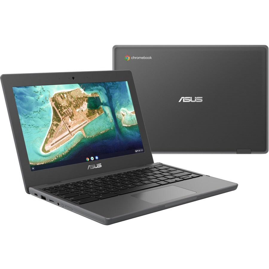 Asus Chromebook Flip Cr1 Cr1100Fka-Yz182T 11.6" Touchscreen Rugged Convertible 2 In 1 Chromebook - Hd - 1366 X 768 - Intel Celeron N5100 Quad-Core (4 Core) 1.10 Ghz - 8 Gb Total Ram - 32 Gb Flash Memory - Dark Gray