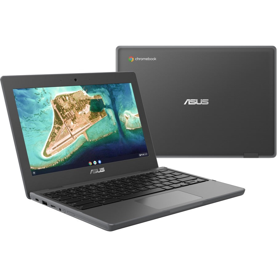 Asus Chromebook Flip Cr1 Cr1100Fka-Yz182T-S 11.6" Touchscreen Convertible Chromebook - Hd - 1366 X 768 - Intel Celeron N5100 Quad-Core (4 Core) 1.10 Ghz - 8 Gb Total Ram - 32 Gb Flash Memory - Dark Gray