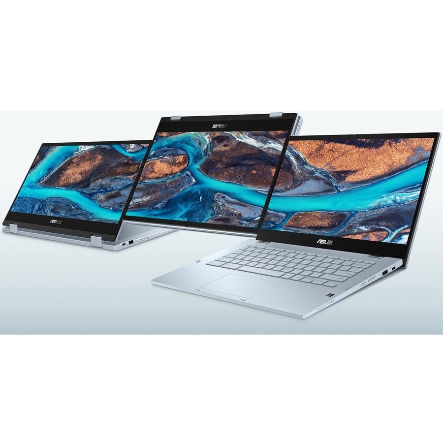 Asus Chromebook Flip Cx3 Cx3400Fma-Dh388T-S 14" Touchscreen Chromebook - Full Hd - 1920 X 1080 - Intel Core I3 11Th Gen I3-1110G4 Dual-Core (2 Core) 2.50 Ghz - 8 Gb Total Ram - 128 Gb Ssd - Ai Blue