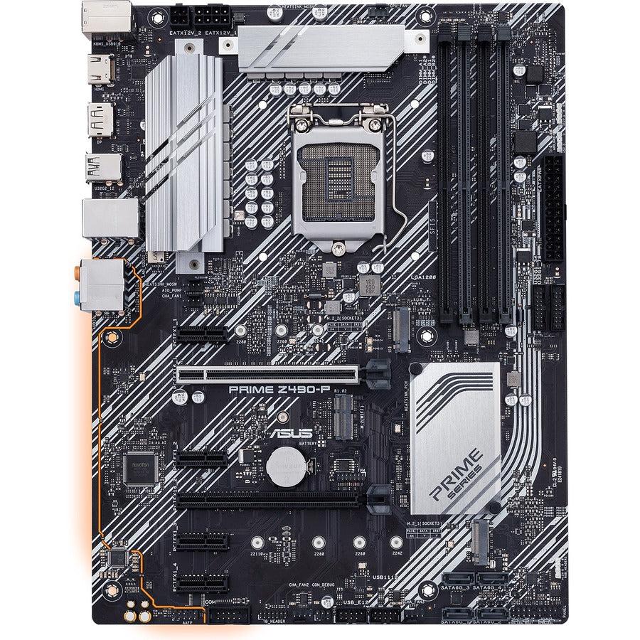 Asus Prime Z490-P Lga 1200 (Intel 10Th Gen) Intel Z490 Sata 6Gb/S Atx Intel Motherboard (Dual M.2,