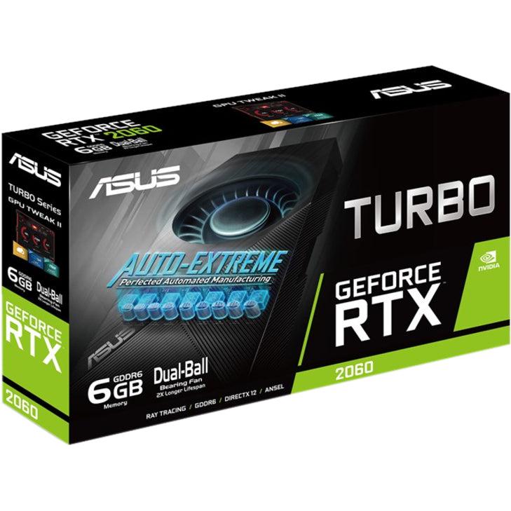 Asus Turbo Geforce Rtx 2060 6Gb Gddr6 Pci Express 3.0 Video Card Turbo-Rtx2060-6G