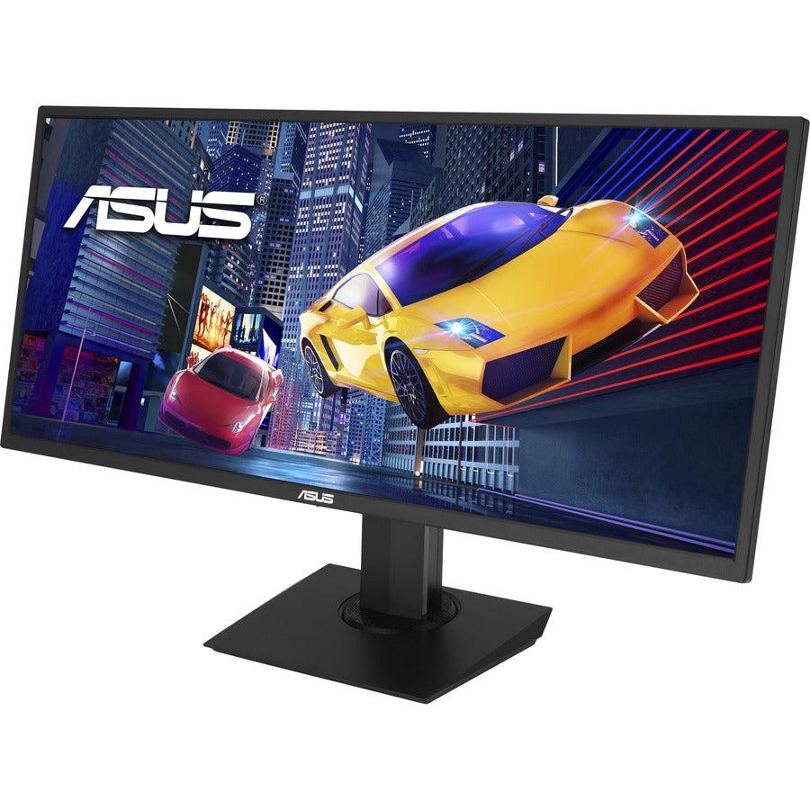 Asus Vp348Qgl 34.0 Inch Ultra-Wide Freesync Hdr Gaming 3,000:1 4Ms Hdmi/Displayport Led Lcd Monitor, W/ Speakers (Black)