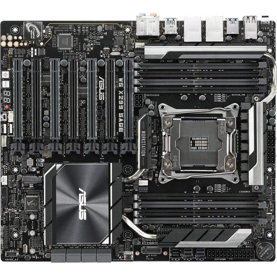 Asus WS X299 SAGE Workstation Motherboard - Intel X299 Chipset - Socket R4 LGA-2066 - Intel Optane Memory Ready - SSI CEB WSX299SAGE
