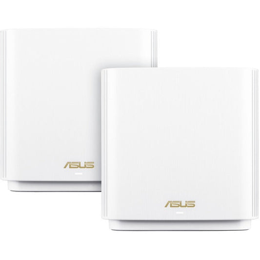 Asus Zenwifi Whole-Home Tri-Band Mesh Wifi 6E System (Et8 2Pk), Coverage Up To 5