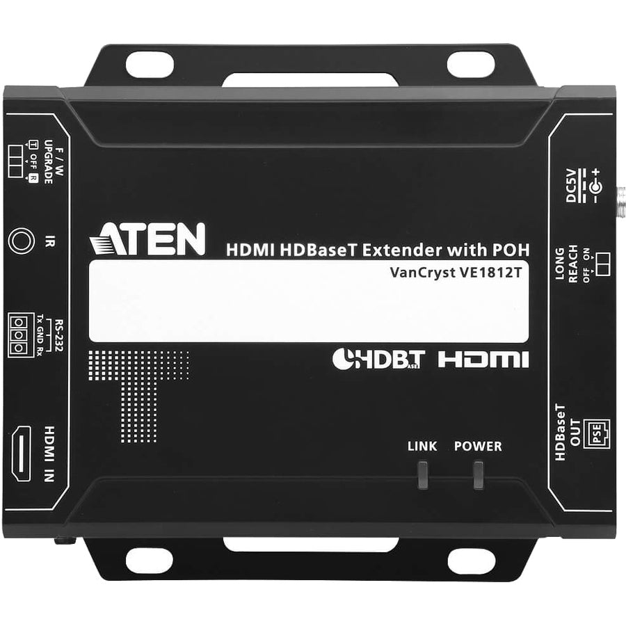 Aten Hdmi Hdbaset Extender With Poh (4K@100M) (Hdbaset Class A)-Taa Compliant