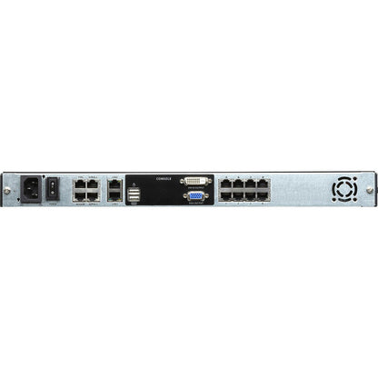 Aten Kl1108Vn Cat 5 Dual Rail Lcd Kvm Over Ip Switch With A Rack Mount Kit-Taa Compliant