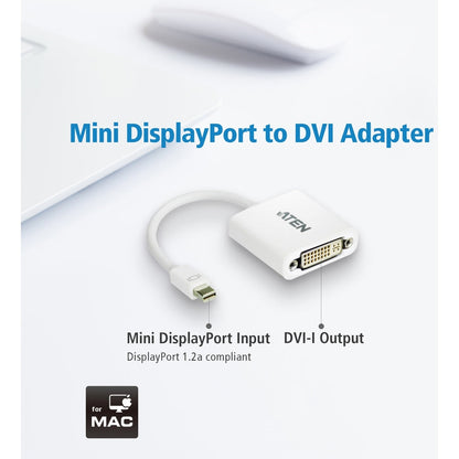 Aten Mini Displayport To Dvi Adapter