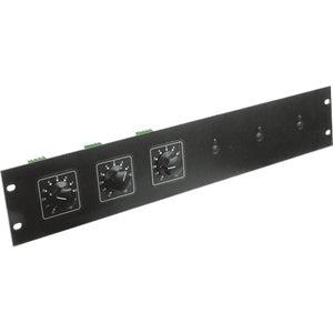 Atlasied Attenuator Rack Mounting Plate Holds Up To 6 Attenuators