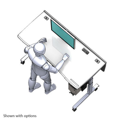 Audio Visual Furniture ADA Compliant Electric Lift Sit or Stand Desk DS6330-LFT