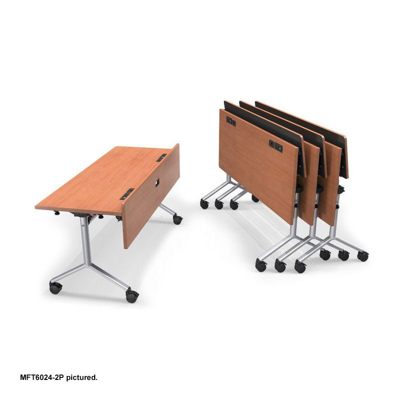 Audio Visual Furniture Modular Folding Table (3 Person, Corner Left) MFT6024-3PCL