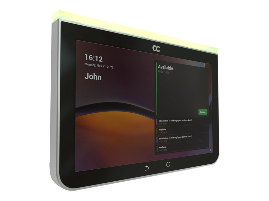 AudioCodes Room Experience (RX) Suite RX-PANEL - Meeting room schedule
