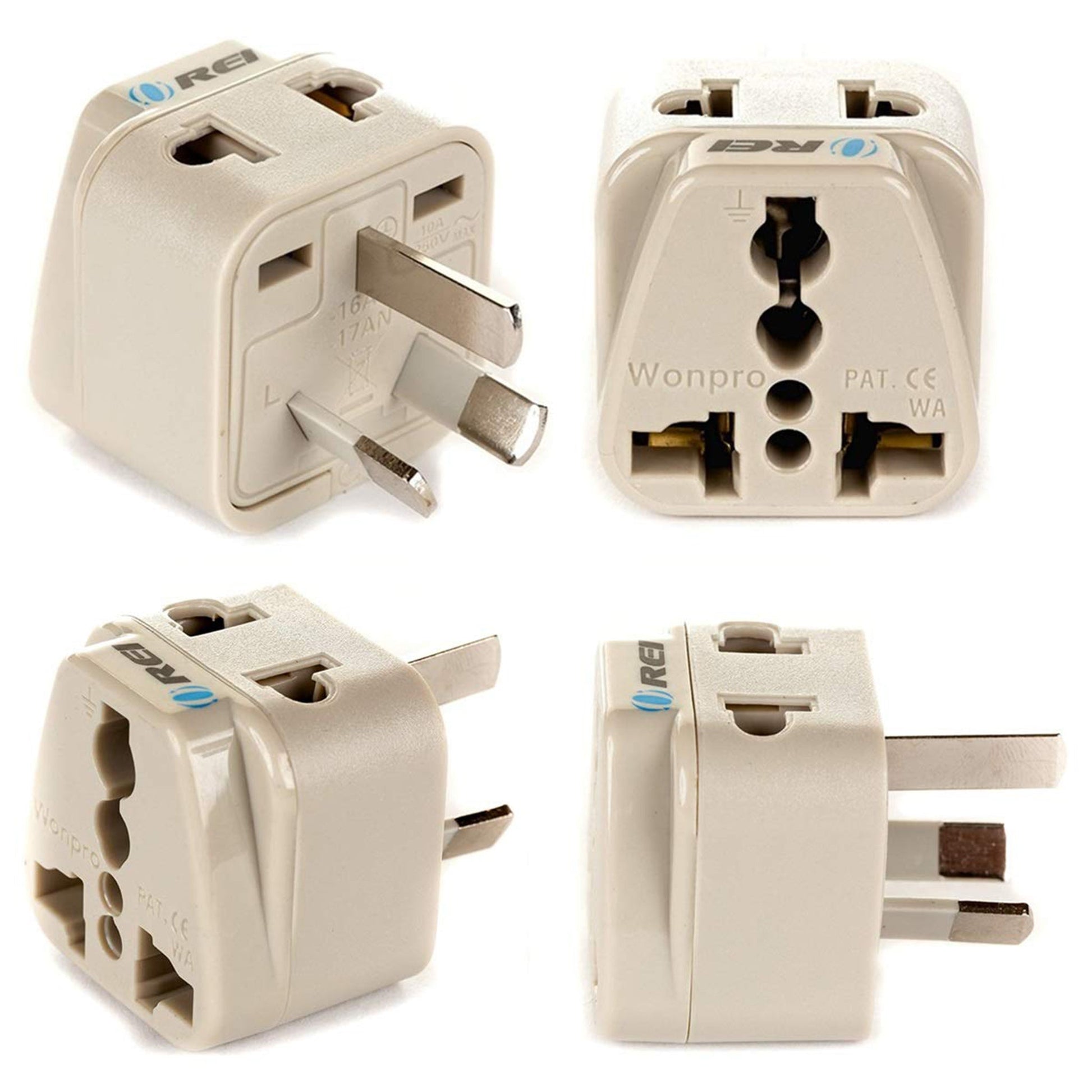 Australia, China Travel Adapter - 2 in 1 - Type I - Compact Design (DB-16)