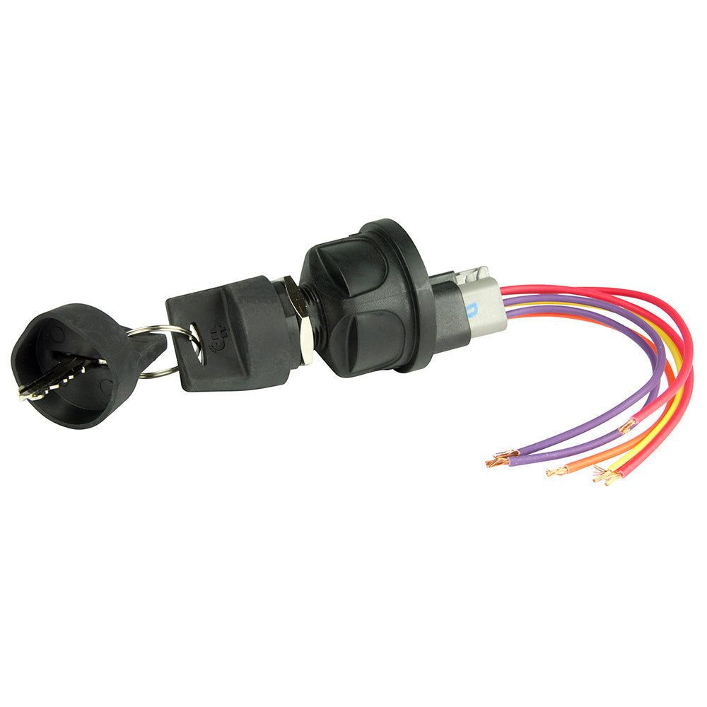 BEP 4-Position Sealed Nylon Ignition Switch - Accessory/OFF/Ignition &amp; Accessory/Start