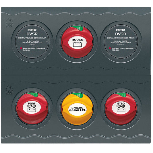 BEP Battery Management Contour Connect Panel f/Twin Engines w/VSR's