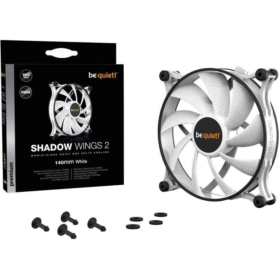 Be Quiet! Shadow Wings 2 140Mm White, Bl091 , Cooling Fan