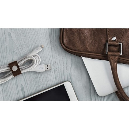 Belkin Duratek Plus Lightning To Usb-A Cable With Strap F8J236Bt06-Wht