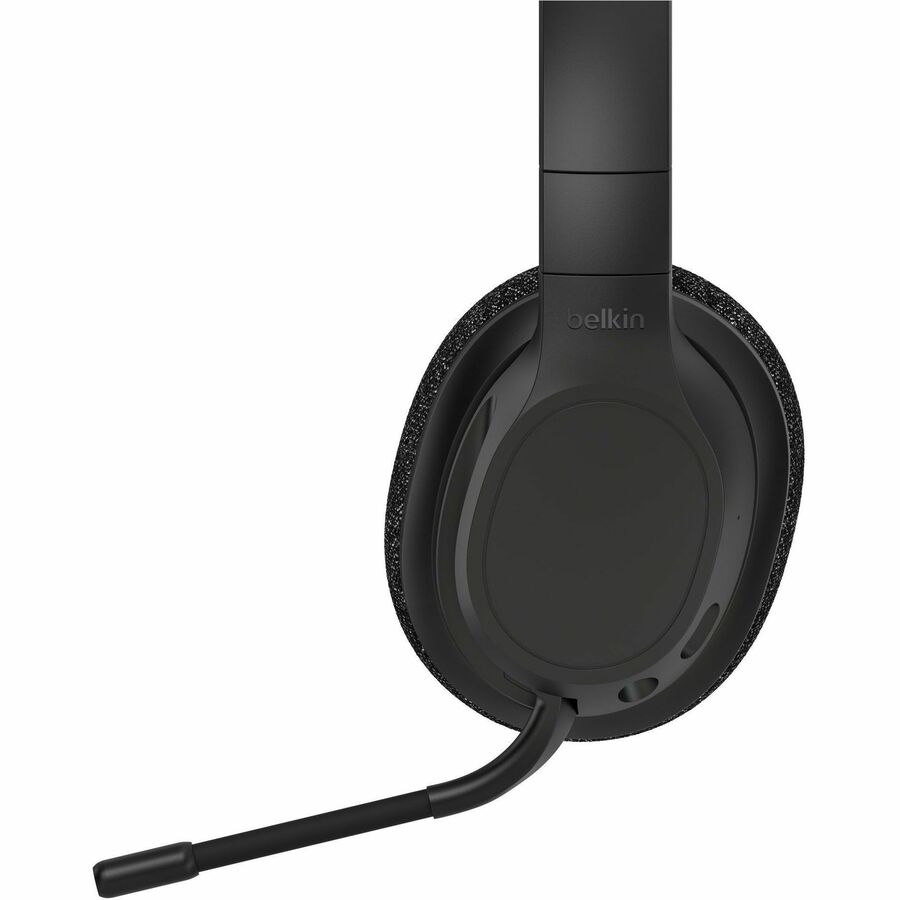 Cuffie Over-ear Belkin SoundForm Adapt – Bluetooth 5.2, Microfono A Braccio, 65 Ore Di Batteria E Ricarica Rapida USB-C, Nere