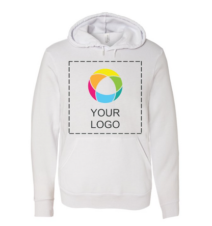 Bella + Canvas Unisex Poly/Cotton Hooded Pullover Sweatshirt – Soft, Stylish, and Perfectly Cozy