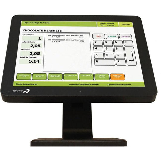 Bematech Le1015-J 15" Lcd Touchscreen Monitor