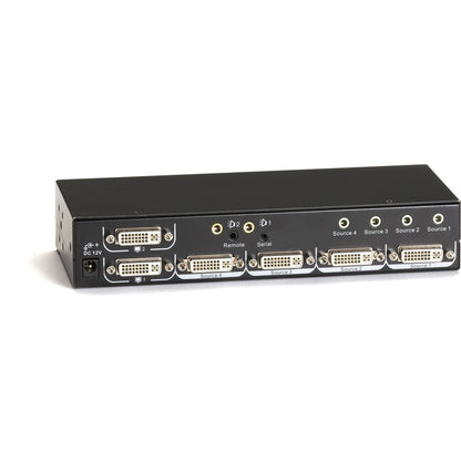 Black Box 4X2 Dvi Matrix Switch With Audio And Rs-232 Control