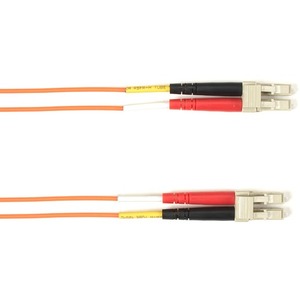 Black Box Fiber Optic Duplex Patch Network Cable Focmp50-002M-Lclc-Or