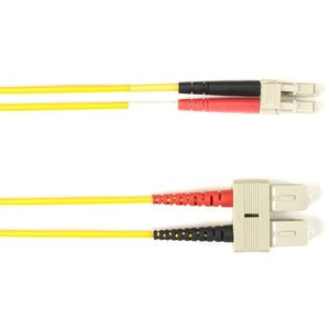 Black Box Fiber Optic Duplex Patch Network Cable Focmr50-001M-Sclc-Yl