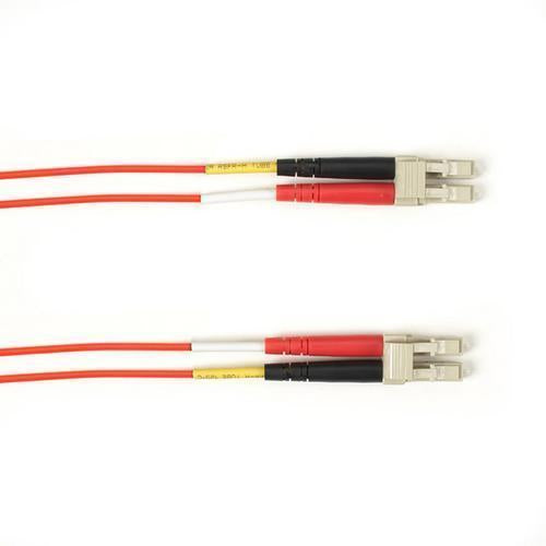 Black Box Fiber Optic Duplex Patch Network Cable Focmr62-010M-Lclc-Rd