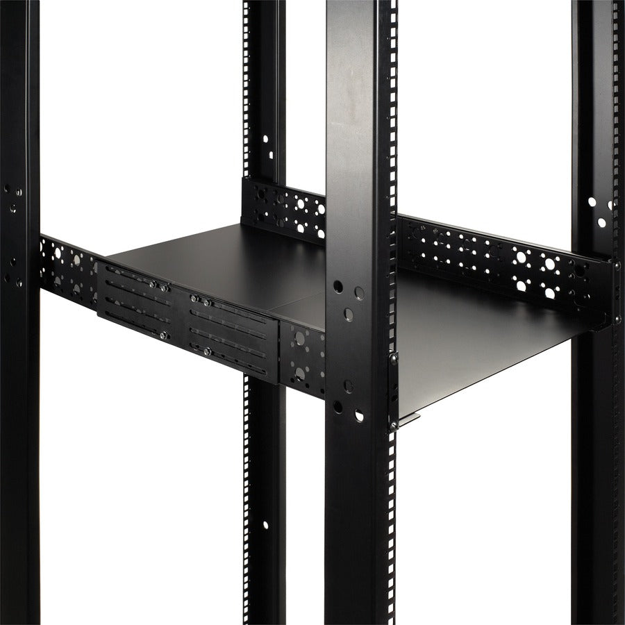 Black Box Fixed 1U 19" Rackmount Solid Shelf 29"D 4-Point