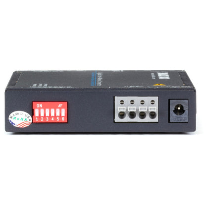 Black Box Gigabit Poe+ Media Converter, 10/100/1000Base-T To 850-Nm Multimode, Sc, 550 M