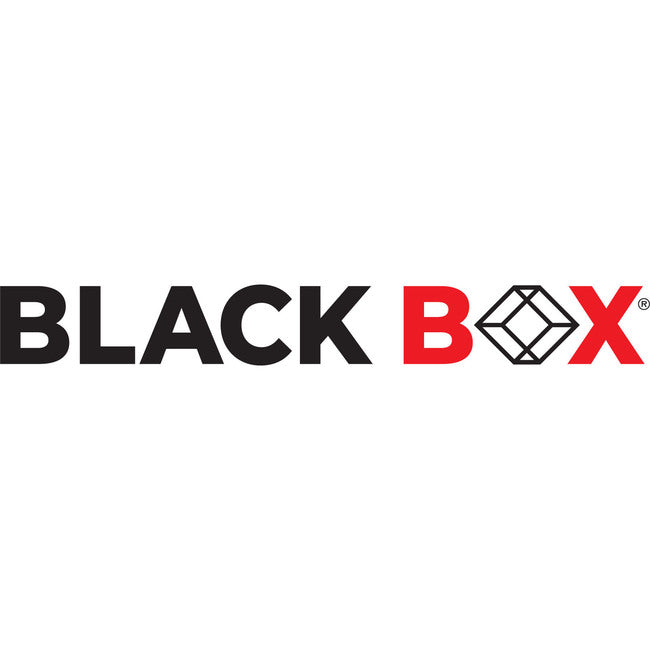 Black Box Horizontal Rackmount It Cable Manager - 0U, 19"Single-Sided Black