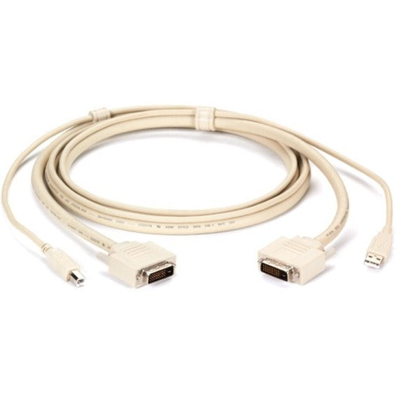 Black Box Kvm Cpu Cable - Dvi-D, Usb, Cable, 10-Ft. (3.0-M)