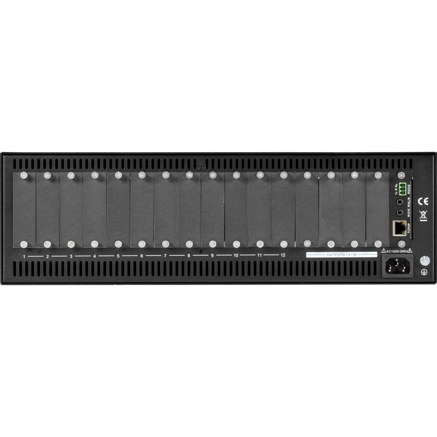 Black Box Modular Matrix Switcher 16 Port, 4K Seamless, I/O Auto Detect