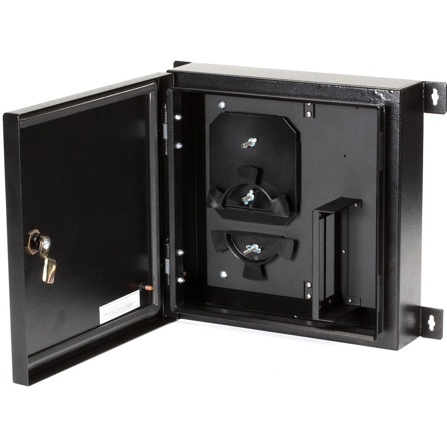 Black Box Nema 4 Rated Fiber Optic Wallmount Enclosure, 2 Adapter Panels