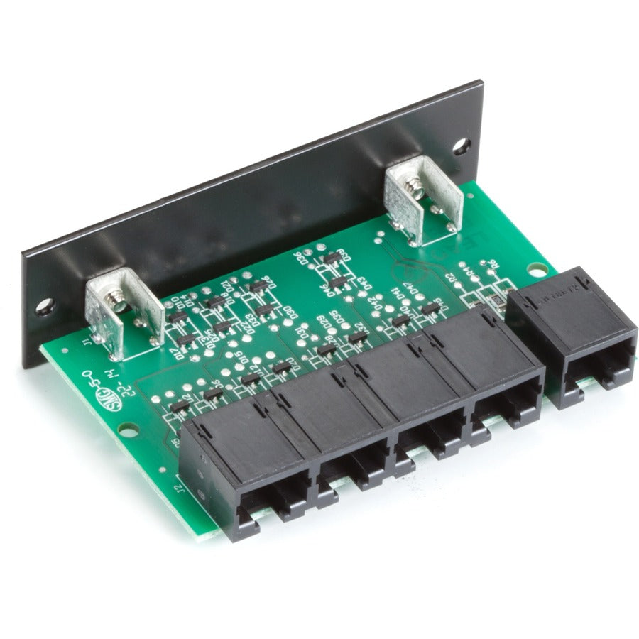 Black Box Rs232 Passive Splitter Rackmount Card - Rj45, 4-Port