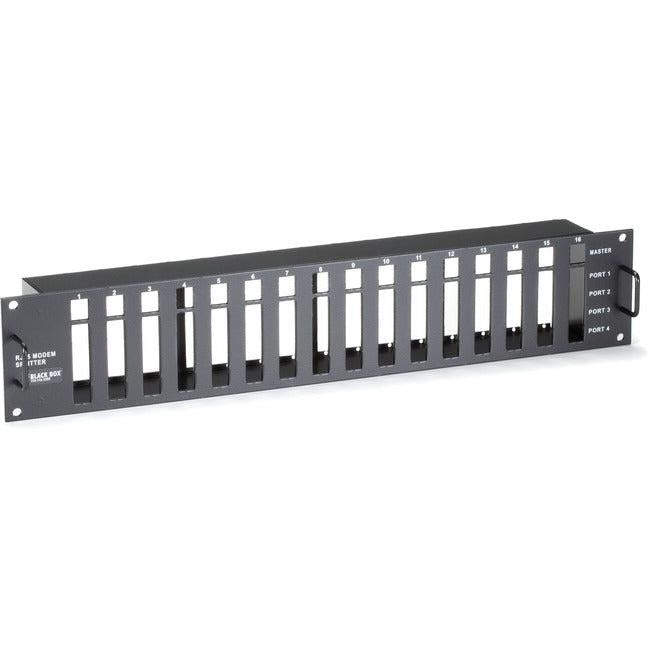 Black Box Rs232 Passive Splitter Rackmount Chassis - 2U, Rj45