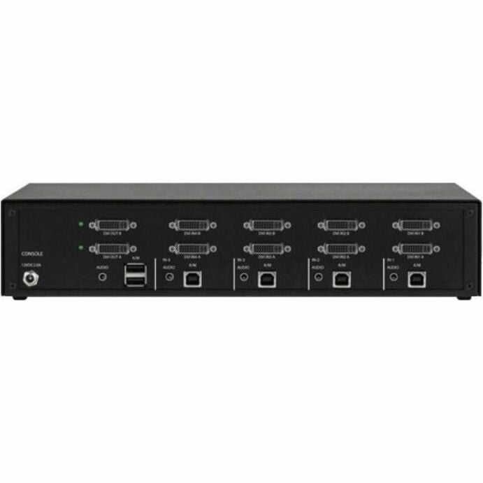 Black Box Secure NIAP 4.0 Certified KVM Switch - DVI-I - 4 Computer(s) - 1 Local User(s) -