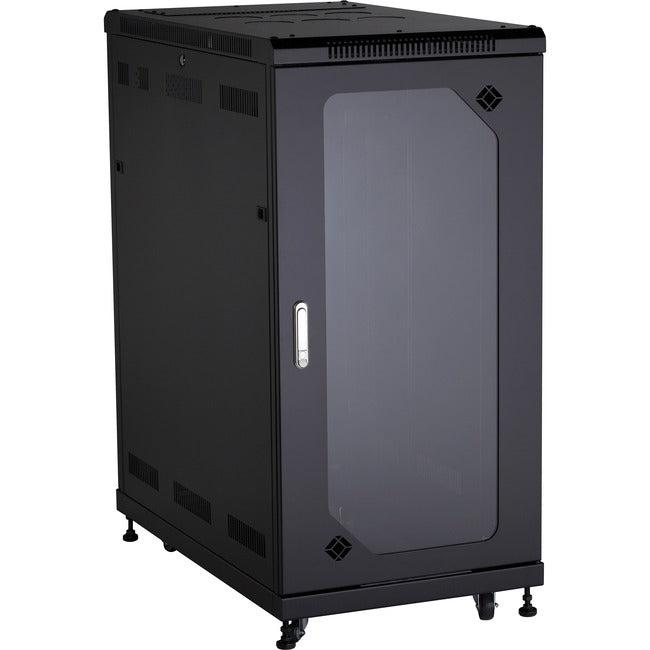 Black Box Select Plus Cabinet With Plexi Front Door, 24U