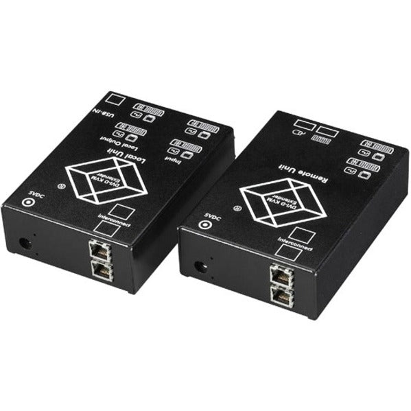 Black Box Servswitch Dual Dvi Catx Kvm Extender, Usb