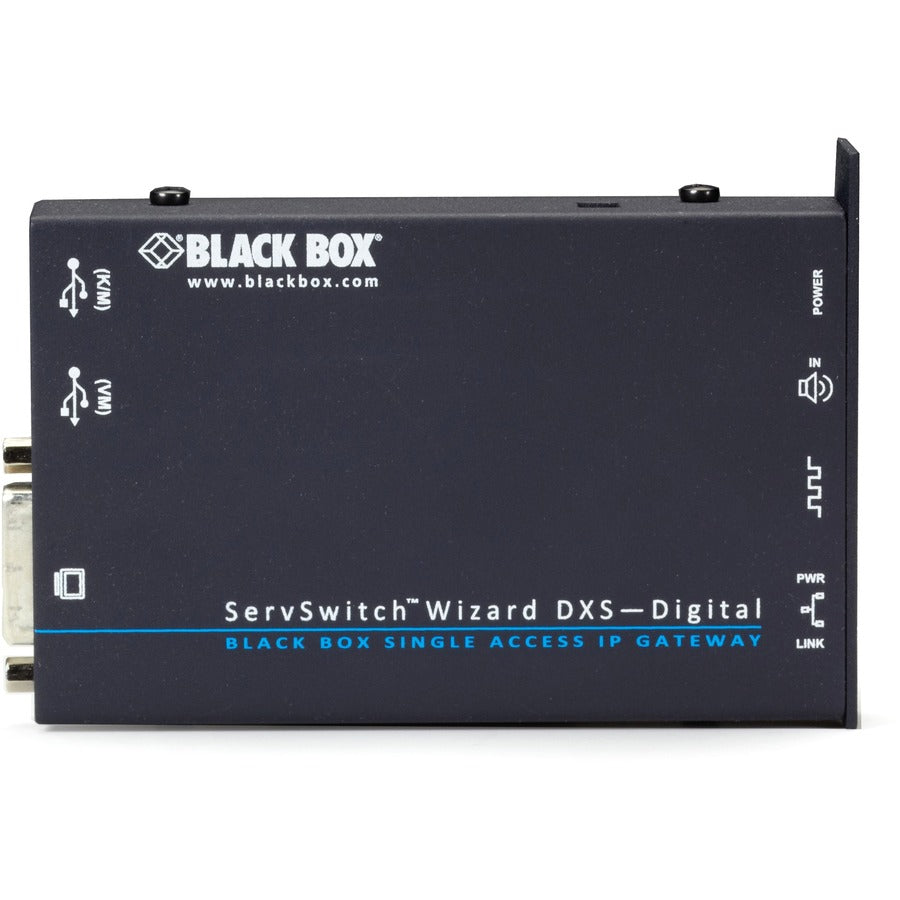 Black Box Servswitch Wizard Ip Dxs, Single-Server Ip Gateway, Dvi