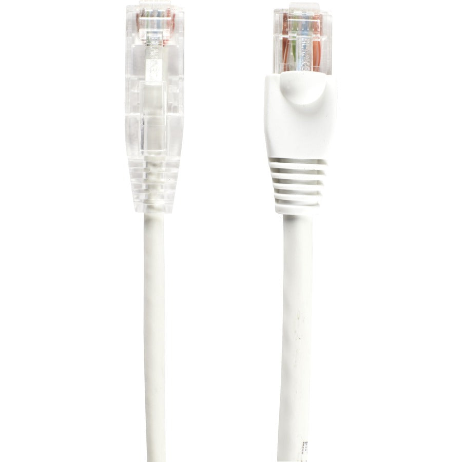 Black Box Slim-Net Cat.6 Utp Patch Network Cable C6Pc28-Wh-01